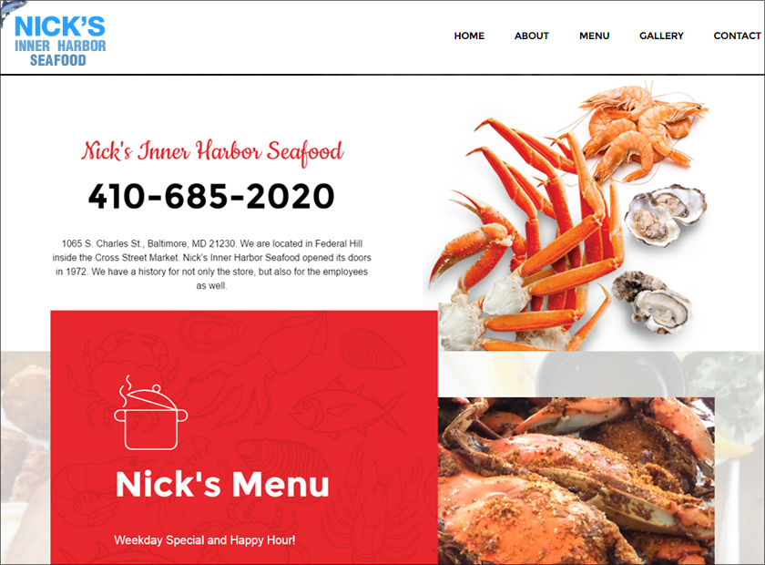 Nick’s Inner Harbor Seafood